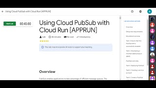 Using Cloud PubSub with Cloud Run APPRUN  Arcade 2024 arcadegoolgecloudsolutioncloud [upl. by Lemhar]