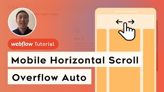 Mobile Horizontal Scroll in Webflow using Overflow Auto [upl. by Aiehtela]