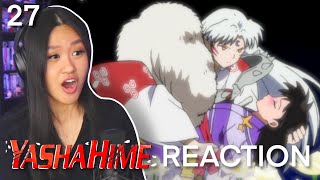 Sesshomaru saves Rin  YashaHime Season 2 Episode 27 REACTION  Discussion [upl. by Ecinom]