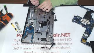 HP Elitebook 8470p taking apart tear down guide disassembly motherboard replacement repair [upl. by Alehs]