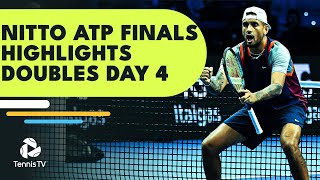 KyrgiosKokkinakis amp MekticPavic Feature  Nitto ATP Finals 2022 Doubles Highlights Day 4 [upl. by Gnihc]