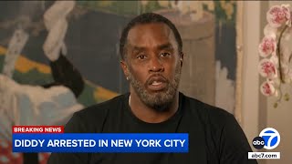 Sean Diddy Combs arrested by federal agents in New York City [upl. by Inalel]