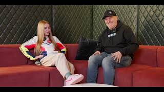 Arenacross Host Jeff Perrett chats to rising star Olivia Reynolds [upl. by Annahael]