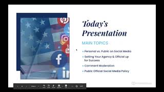 Guidelines for Elected Officials Using Social Media Webinar [upl. by Nivat]