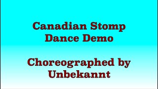 Canadian Stomp  Line Dance Dance Demo [upl. by Steven]