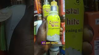 Crystal White UV Lightening Milk Lotion Review biooilreview essentailoils skincare retinolserum [upl. by Assira270]