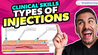 Complete Guide to Injection Types  Clinical Skill Review for Nursing Students [upl. by Berny]