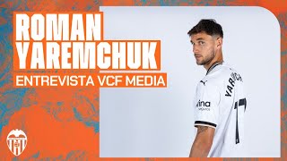 PRIMERAS DECLARACIONES DE ROMAN YAREMCHUK COMO JUGADOR DEL VALENCIA CF [upl. by Ivo]