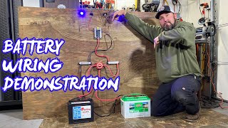 BASIC BOAT DUAL BATTERY WIRING  HOW TO [upl. by Namrak]