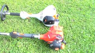 Stihl FS56RC vrs Echo SRM225 [upl. by Almeda]