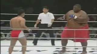 MMA Fighter 600lbs Sumo Vs 169lbs MMA UFC Fighter [upl. by Ivan]