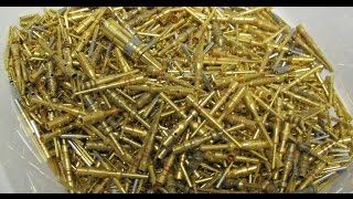 Gold Recovery Electronic Scrap Gold Plated Pins [upl. by Desiree964]