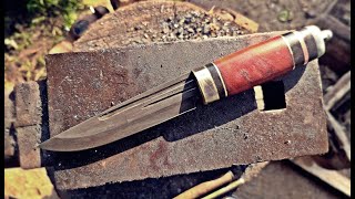 Make a Puukko knife [upl. by Aicyle]