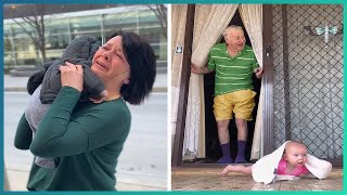 Grandparents Meet Grandchild for the First Time  Emotional Surprises 😭😭 [upl. by Eeraj252]