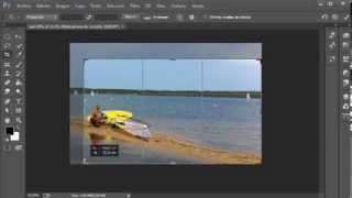 Herramienta de recortar en photoshop CC Ejemplo 1 wwwvideotutorialeses [upl. by Ecinwahs]