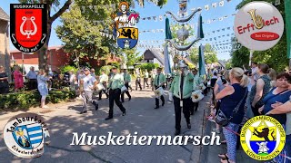 BTK Königshoven Erftbelch Das Original Musikparade Schützenfest Königshoven 2023 Musketiermarsch [upl. by Tegan]