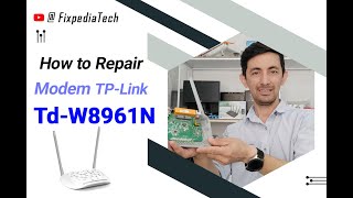 Repair Modem TPLink TD w8961n rev 1 0 [upl. by Alisa]