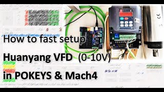 Quicktip Pokeys57CNC amp Mach4 Frequenzumrichter anschließen [upl. by Einahpad]