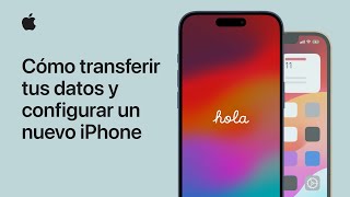 Cómo trasferir tus datos y configurar el iPhone nuevo  Soporte técnico de Apple [upl. by Medardas]