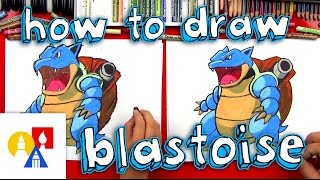 How To Draw Blastoise From Pokemon [upl. by Joanne]