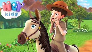 My Horsey  Horse Cartoons for Children  Kids Songs amp Nursery Rhymes  HeyKids [upl. by Euqnimod]