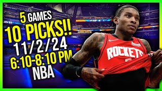 Free NBA Betting Picks Today 11224 Basketball Picks and Predictions [upl. by Mcculloch]