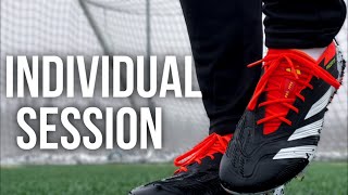 Individual Session in Adidas Predator Elite  Soccer  Football ASMR Training Session [upl. by Benilda531]