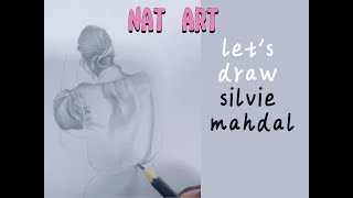 lets draw silvie mahdal fast sketching [upl. by Ignatzia]