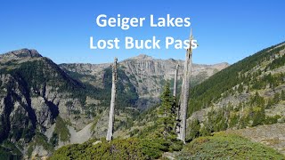 Geiger LakesLost Buck PassBackpackingCabinet Mountains WildernessMontana [upl. by Korenblat]