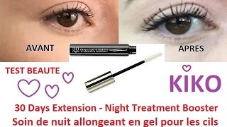 Lincroyable MASCARA KIKO pour allonger mes cils rapidement [upl. by Ahcmis]