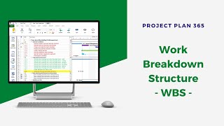 Work Breakdown Structure in Project Plan 365 [upl. by Ahtiek]