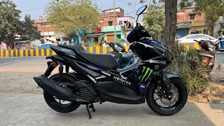 All New Yamaha Aerox 155 Monster Energy Edition 🔥  Price  Features  Chassis Number 9 [upl. by Smitt]