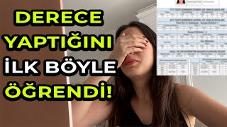 YKS 2023TE DERECE YAPTIĞINI ÖĞRENİYOR❗️yks [upl. by Nikita]