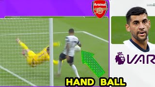 How VAR ROBBED Arsenal of a Penalty vs Tottenham [upl. by Oletha]