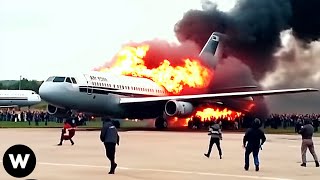 Tragic Moments Shocking Plane Crash Caught On Camera Filmed Seconds Before Disaster [upl. by Reeba]