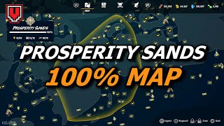 Prosperity Sands map 100 All collectibles landmarks caches amp license plates  MANEATER locations [upl. by Akinat]