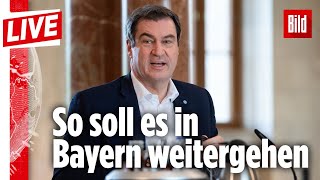 🔴 Söders CoronaUpdate aus Bayern [upl. by Dehsar598]