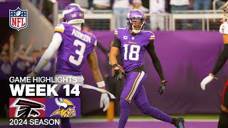 Atlanta Falcons vs Minnesota Vikings  2024 Week 14 Game Highlights [upl. by Amikay]