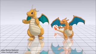 Dragonite and Charizard Dance to Gangnam Style [upl. by Anasor]