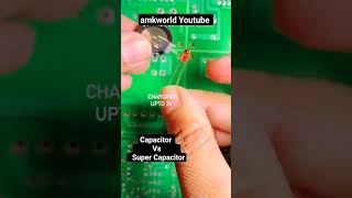 Capacitor vs Supercapacitor [upl. by Llenwad]