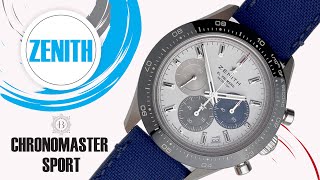 Zenith Chronomaster Sport White Dial 033100360069C823 [upl. by Nevins481]