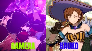 GBVSR High Level Gameplay Gamera Beatrix VS Hauko Beatrix [upl. by Anelys41]