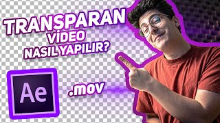 Arka Planı TRANSPARAN Video Yapma ve RENDER ALMA  After Effects Dersleri [upl. by Irovi725]