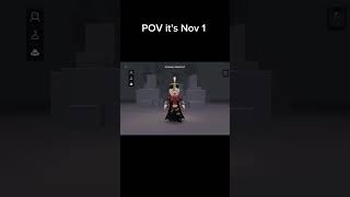 pov Nov 1 autumn fallvibes sweaterweather christmas roblox edit taylorswift evermore [upl. by Anneehs]