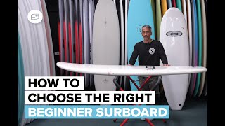 Choose the BEST Beginner surfboard for you  Sideways Surf Guide [upl. by Kristianson]