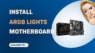 How to Install ARGB Lights on Gigabyte B760M DS3H Motherboard [upl. by Asseneg]