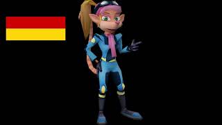 Crash Tag Team Racing  Pasadena OPossum Voice Clips German [upl. by Caldeira]