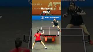 Miwa Harimoto Vs Tongtong tabletennis pingpong tenisdemesa atta ptmsawo [upl. by Safir]