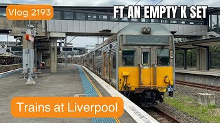 Sydney Trains Vlog 2193 Trains at Liverpool [upl. by Kynan]