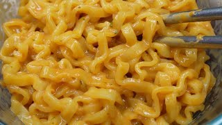 Buldak Cream Carbonara Ramen❤️ asmr koreannoodles koreanfood ramen buldak cooking [upl. by Atselec]